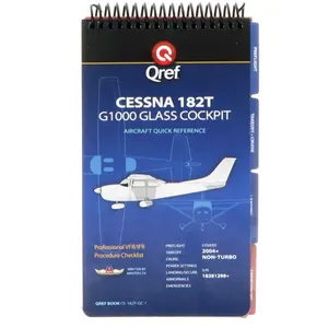 NEW Qref Cessna 182T Glass Cockpit (2004+) Pilot Aircraft Procedures Checklist F